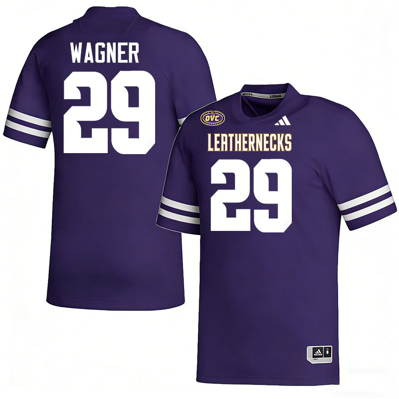 Western Illinois Leathernecks #29 Mike Wagner College Football Jerseys,Uniforms-Purple